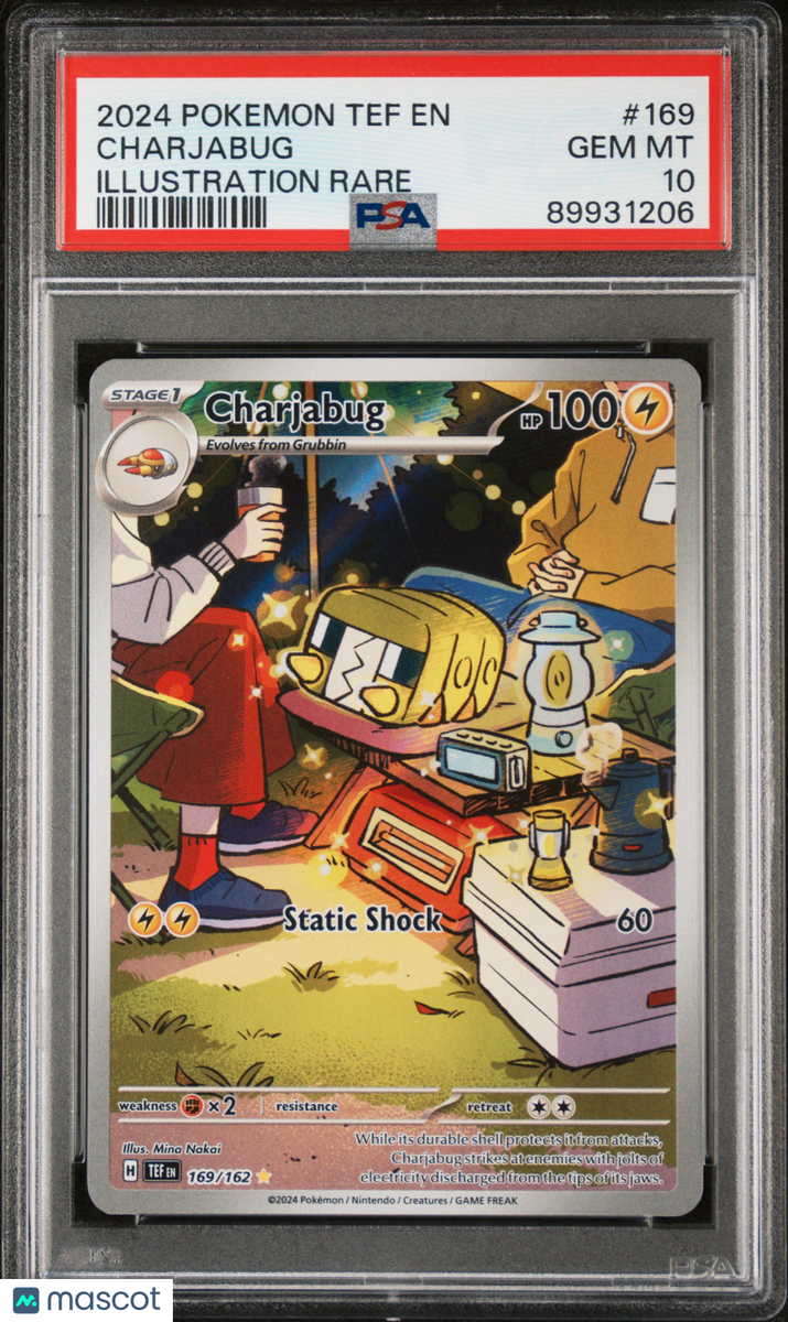 Pokemon Scarlet & Violet Temporal Forces Charjabug 169 Illustration R