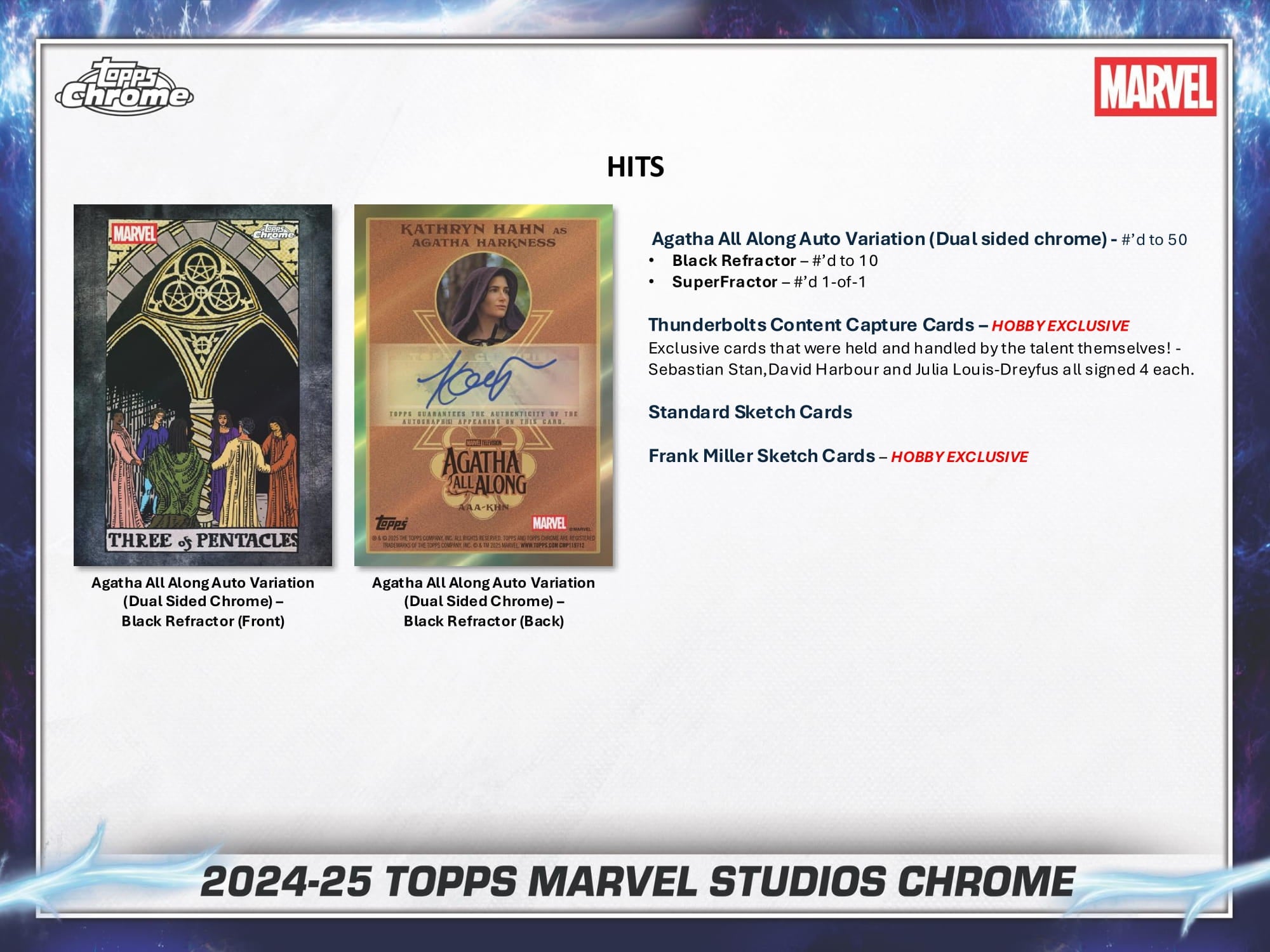 2025 Topps Chrome Marvel Trading Cards – Pick Your Card, Build Your Set (Ungraded)