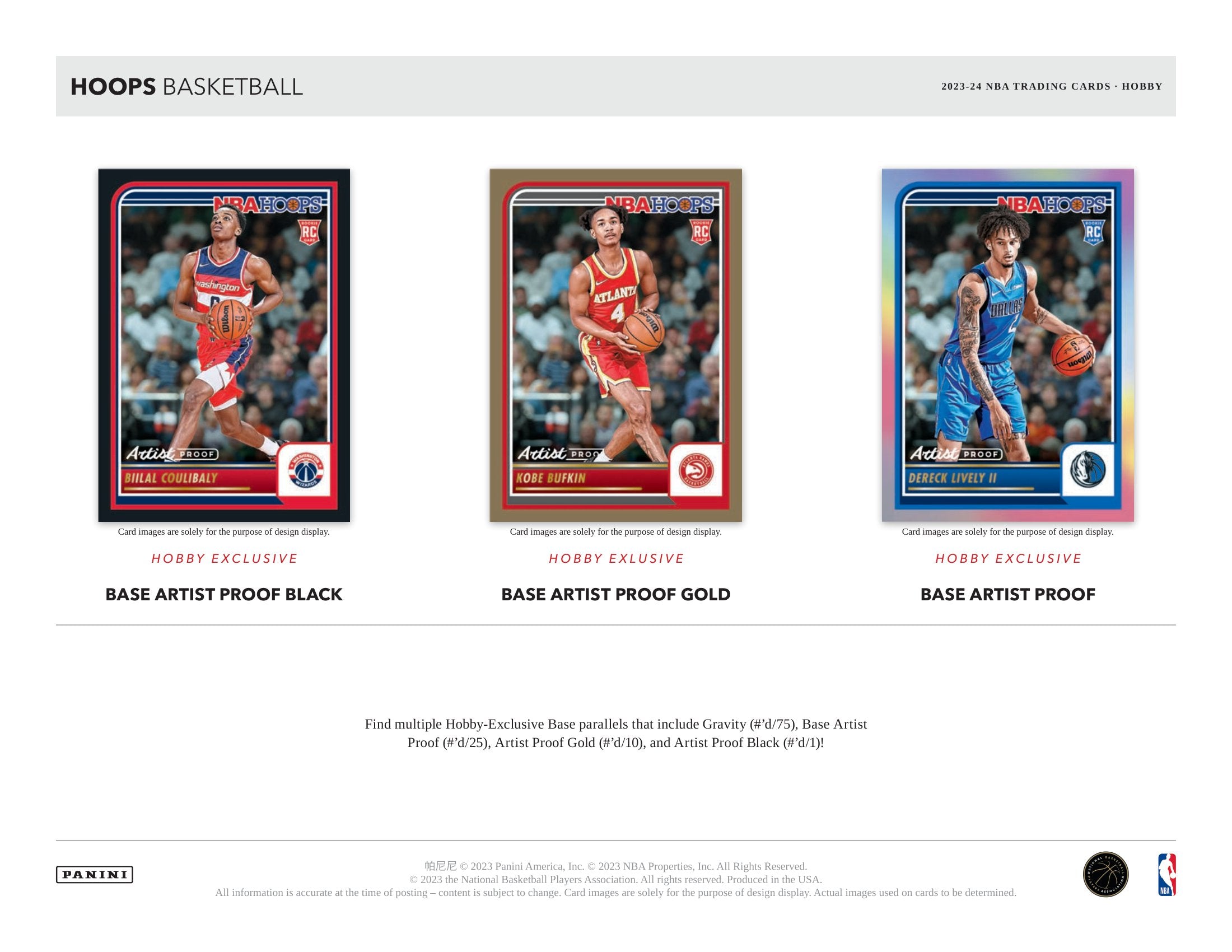 2023-24 Panini Hoops Basketball Hobby – CB Hobby