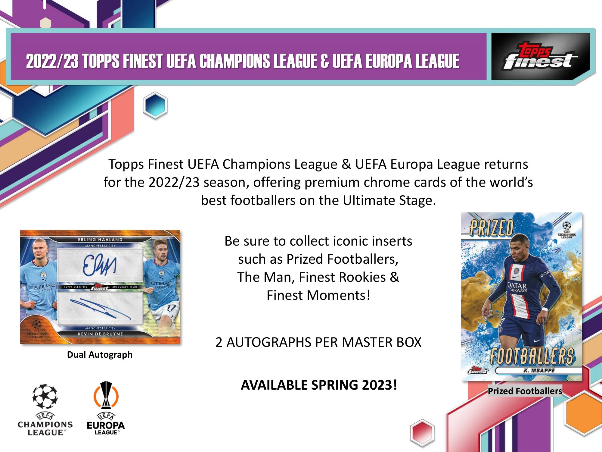 2022-23 Topps Finest UEFA Club Competitions Soccer Hobby