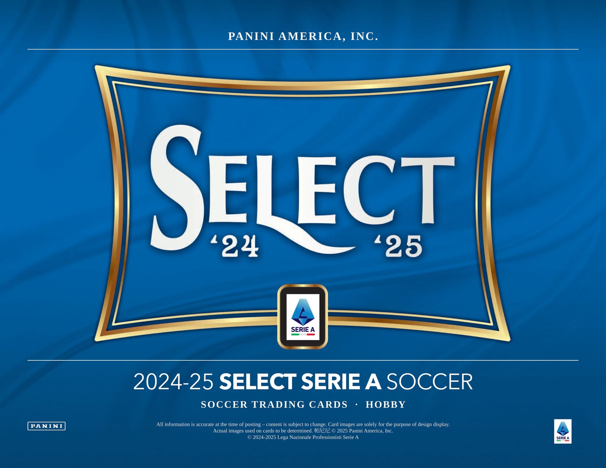 2024-25 Panini Select Serie A Soccer Hobby Box – CB Hobby