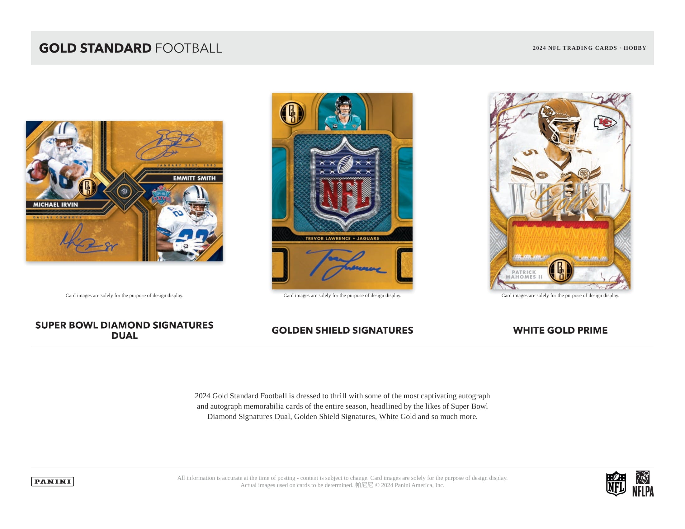 2024 Panini Gold Standard Football Hobby CB Hobby