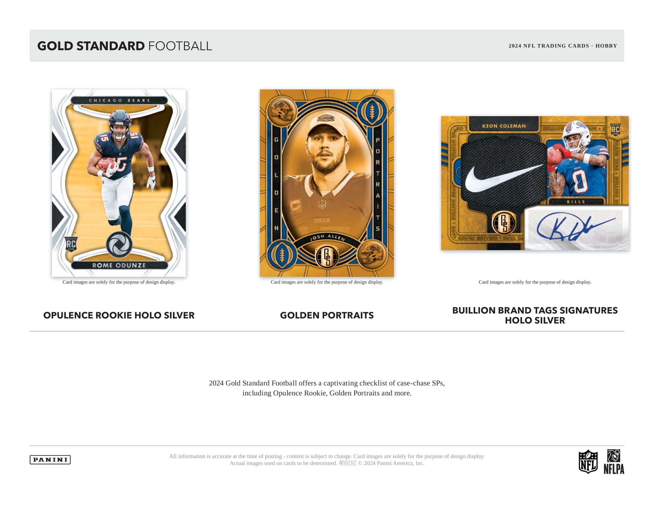 2024 Panini Gold Standard Football Hobby CB Hobby