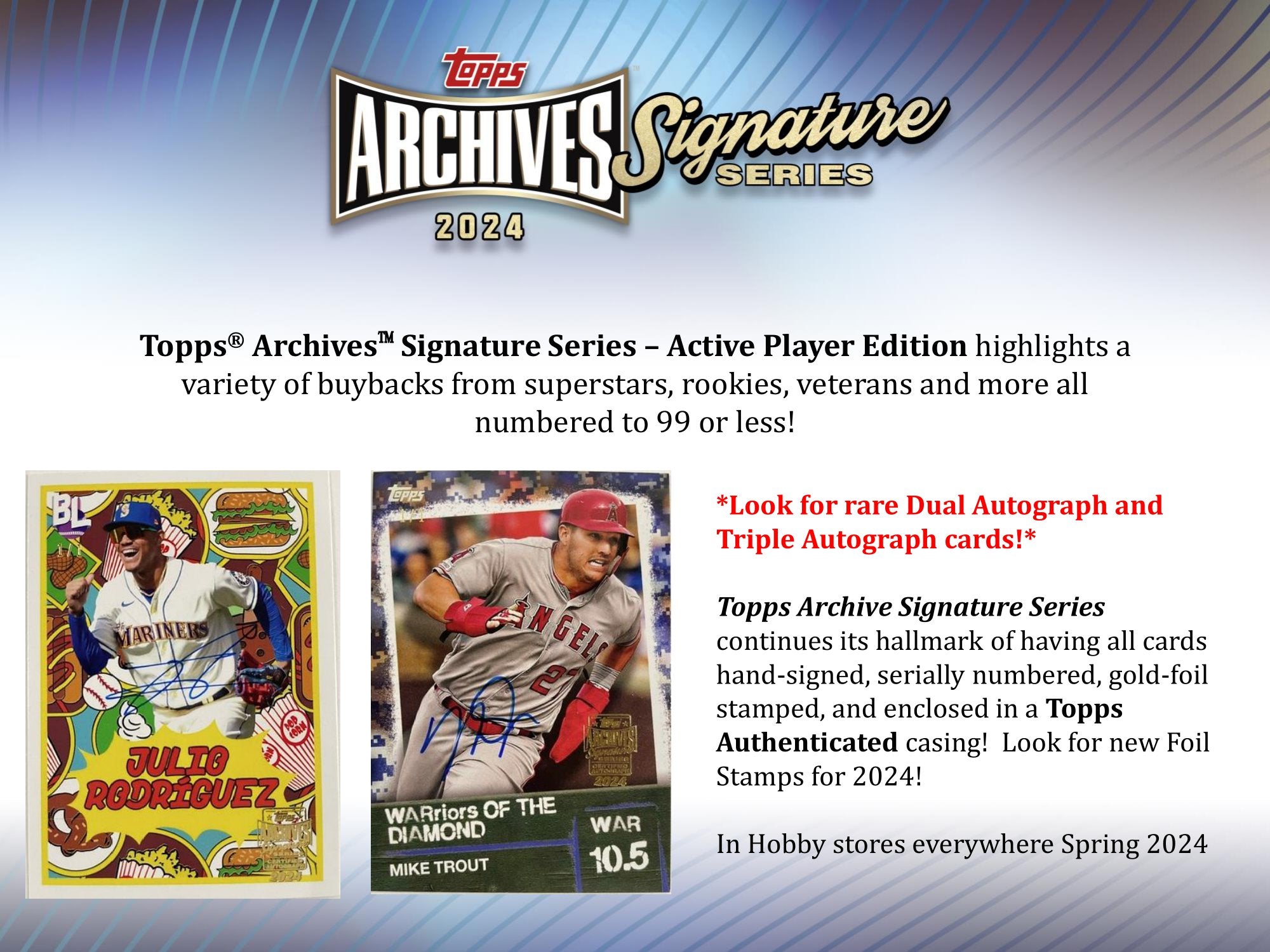 2024 Topps Archives Signature Series Active Edition Baseball Hobby