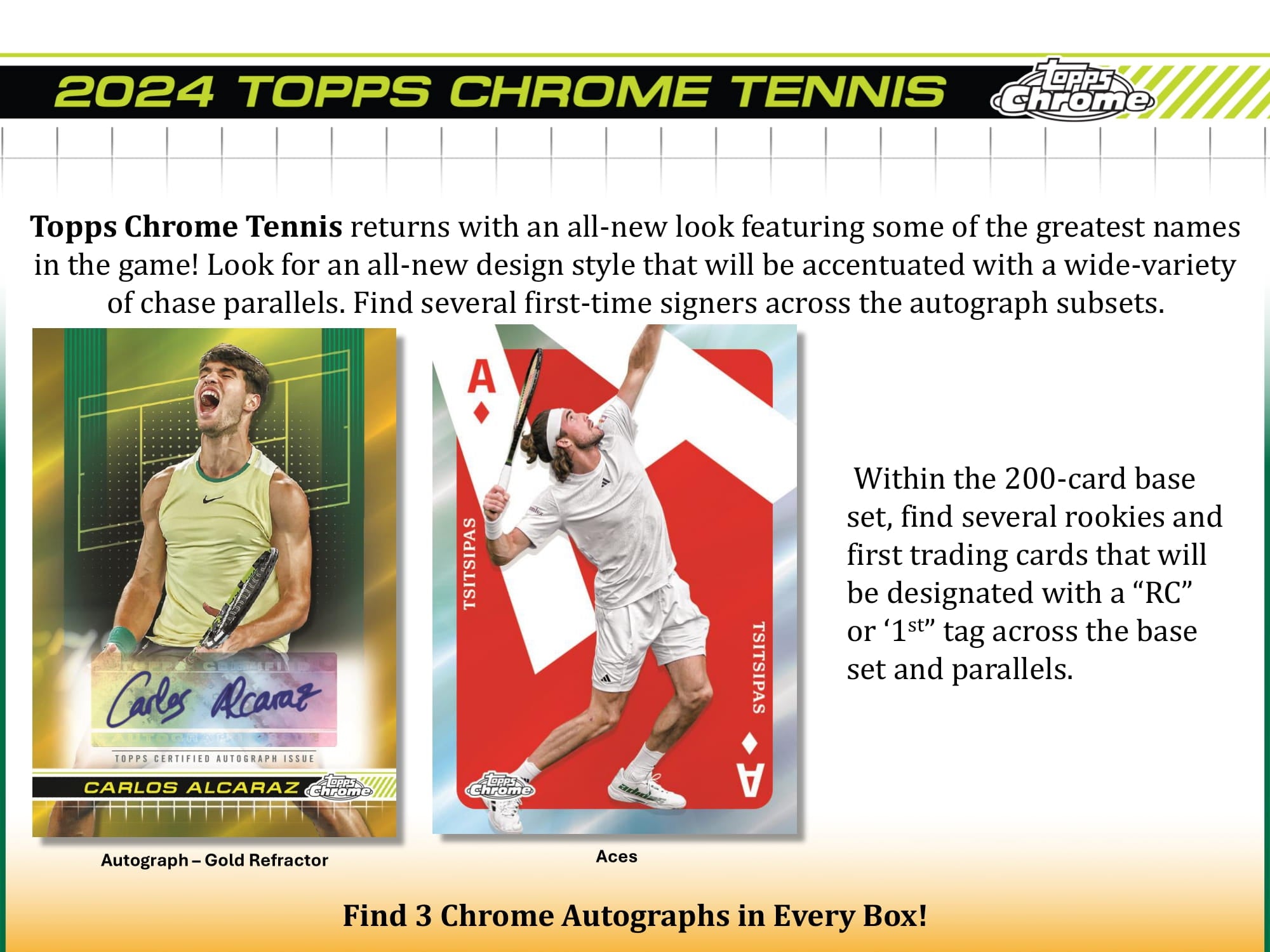 2024 Topps Chrome Tennis Hobby CB Hobby