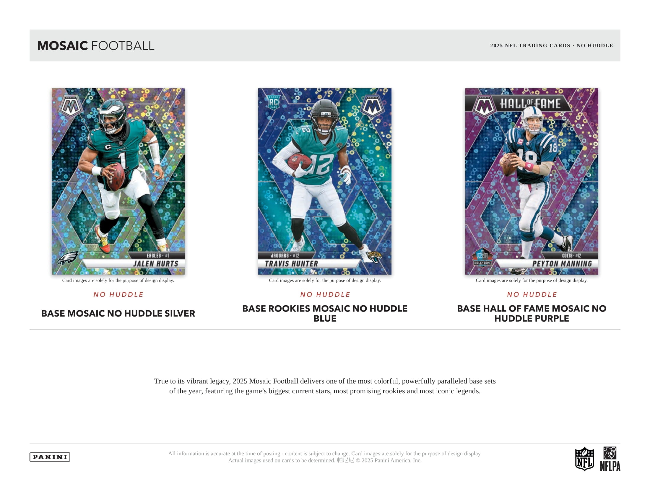 2025 Panini Mosaic No Huddle Football Hobby Box CB Hobby 2025-panini-mosaic-no-huddle-football-hobby-box-cb-hobby