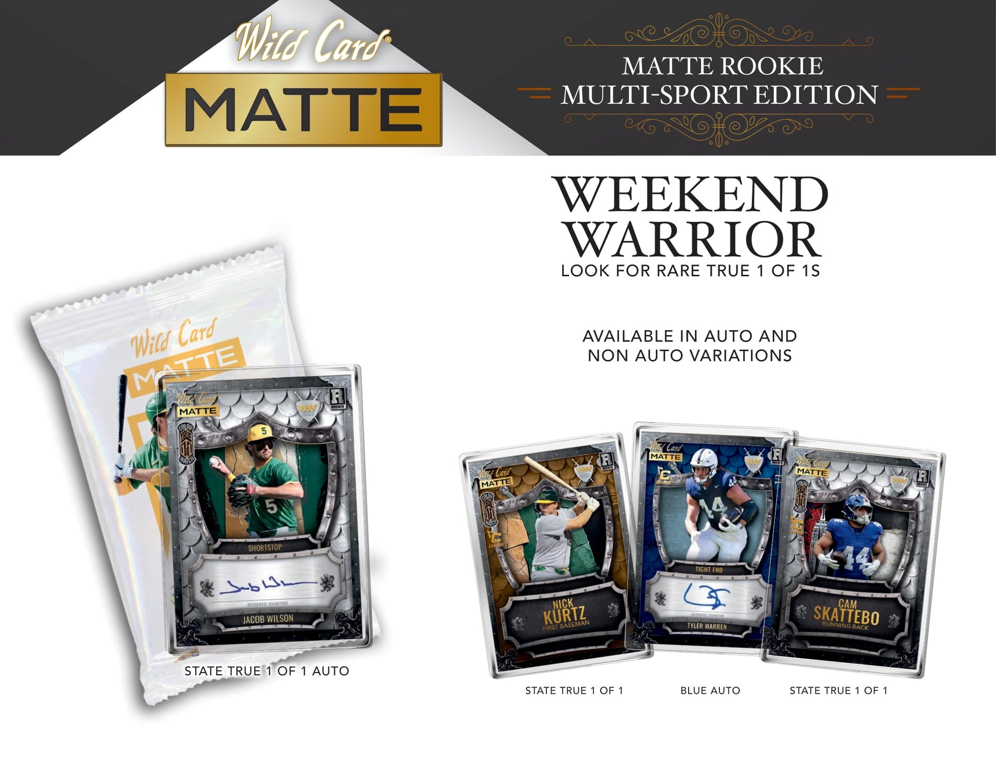 2025 Wild Card Matte Rookie Multi-Sport Hobby Box – CB Hobby
