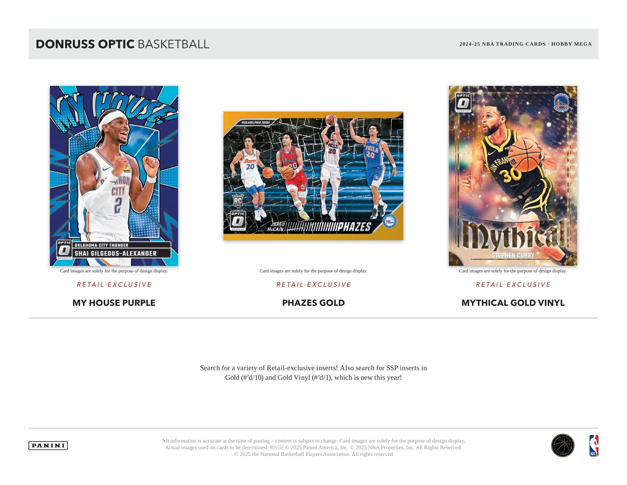 2024-25 Panini Donruss Optic Basketball Hobby Mega Box – CB Hobby