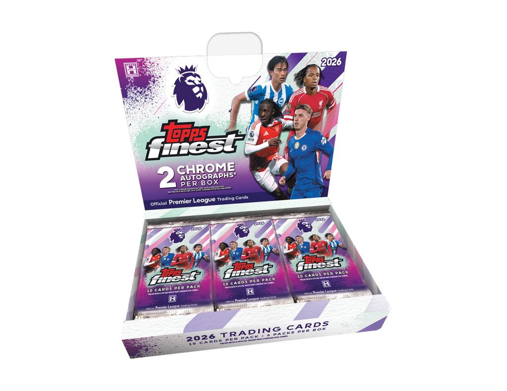 2025-26 Topps Finest Premier League Soccer Hobby Box – CB Hobby