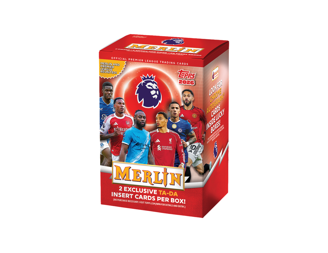 2025-26 Topps Merlin English Premier League Soccer Value Box – CB