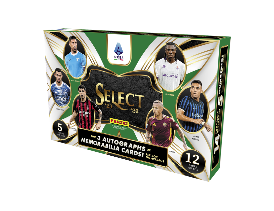 2025-26 Panini Select Serie A Soccer Hobby Box – CB Hobby