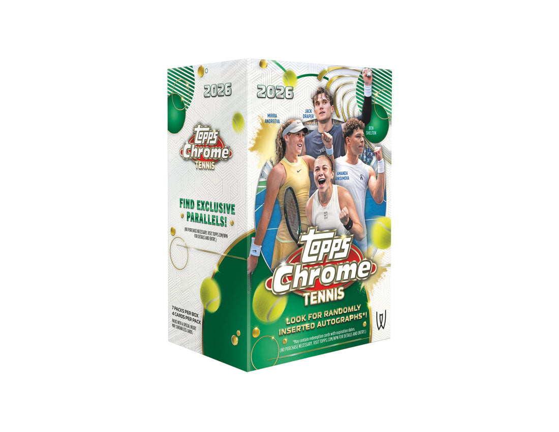 2026 Topps Chrome Tennis Value Box – CB Hobby