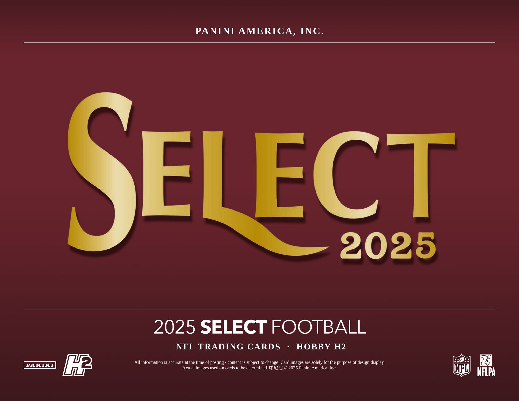 2025 Panini Select Football Hybrid H2 Hobby Box – CB Hobby