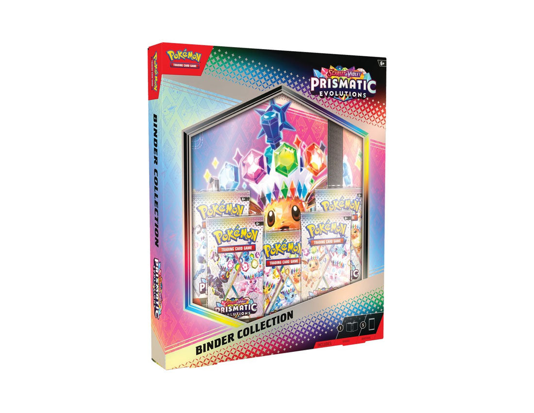 Pokémon Scarlet & Violet: Prismatic Evolutions Binder Collection – Cb Hobby