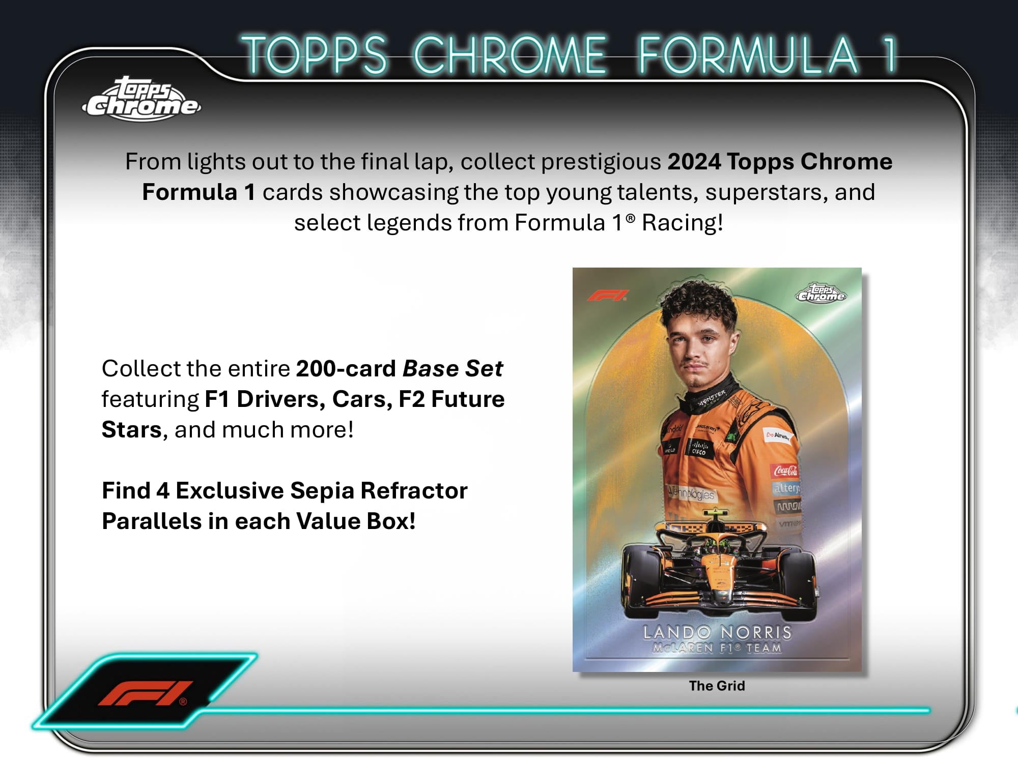 2024 Topps Chrome Formula 1 Racing Value Box CB Hobby