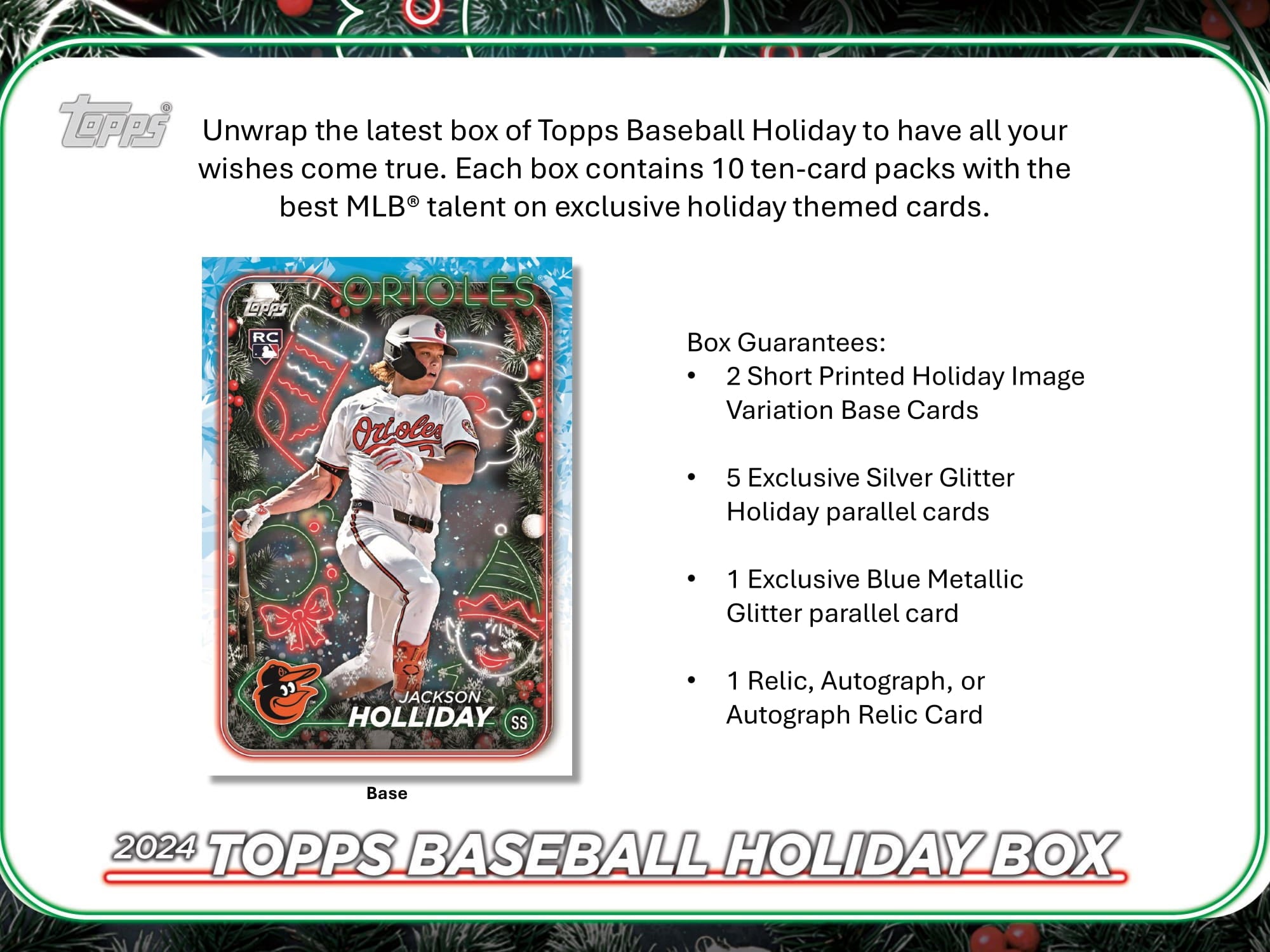 2024 Topps Baseball Holiday Mega Box CB Hobby