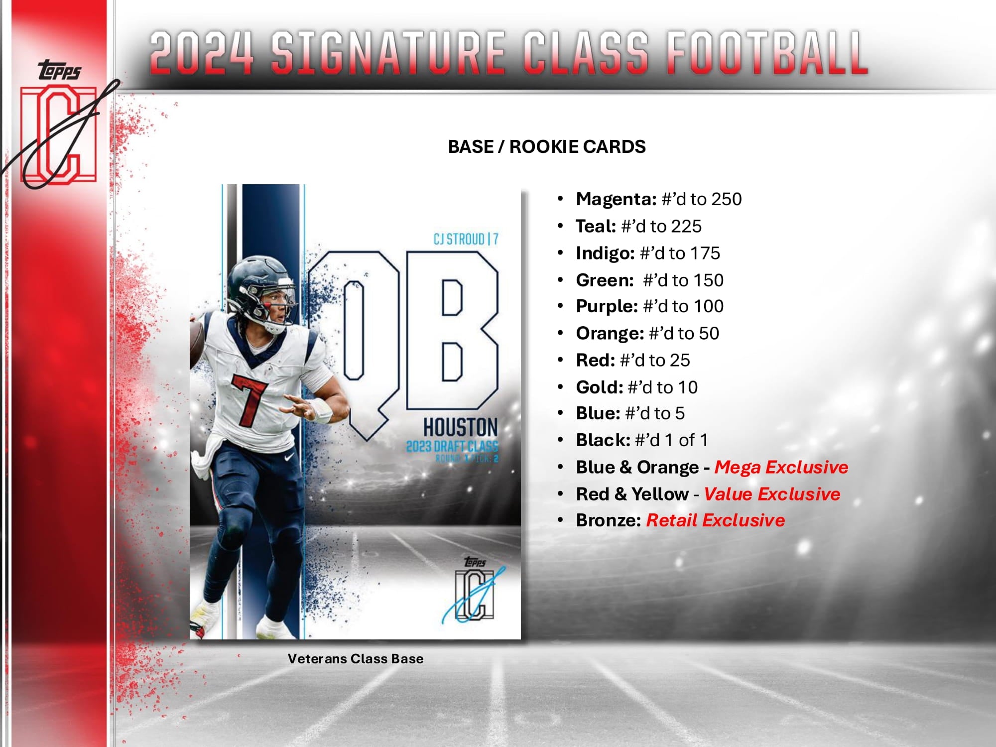 2024 Topps Signature Class Football Mega Box Cb Hobby 2024 Topps Signature Class Football Mega Box Cb Hobby