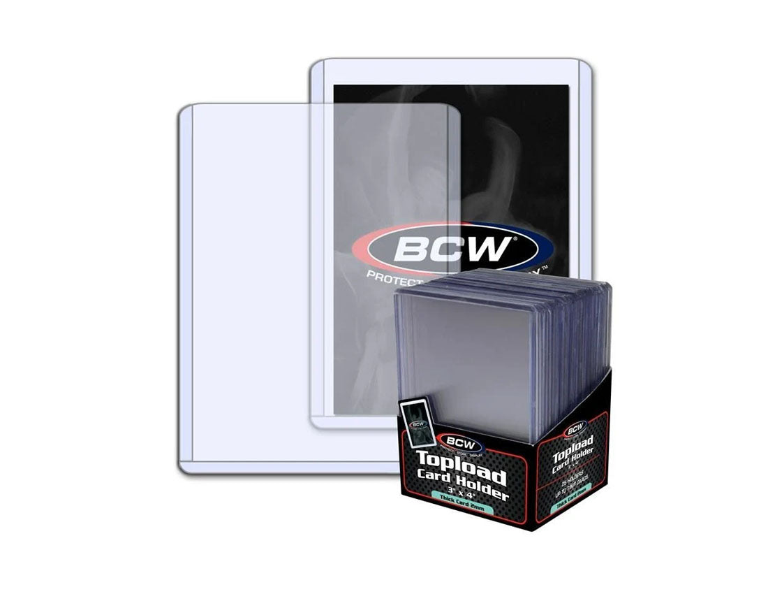 BCW Thick Card Topload Holder - 79 PT. BCW Thick Card Topload Holder - 79 PT.