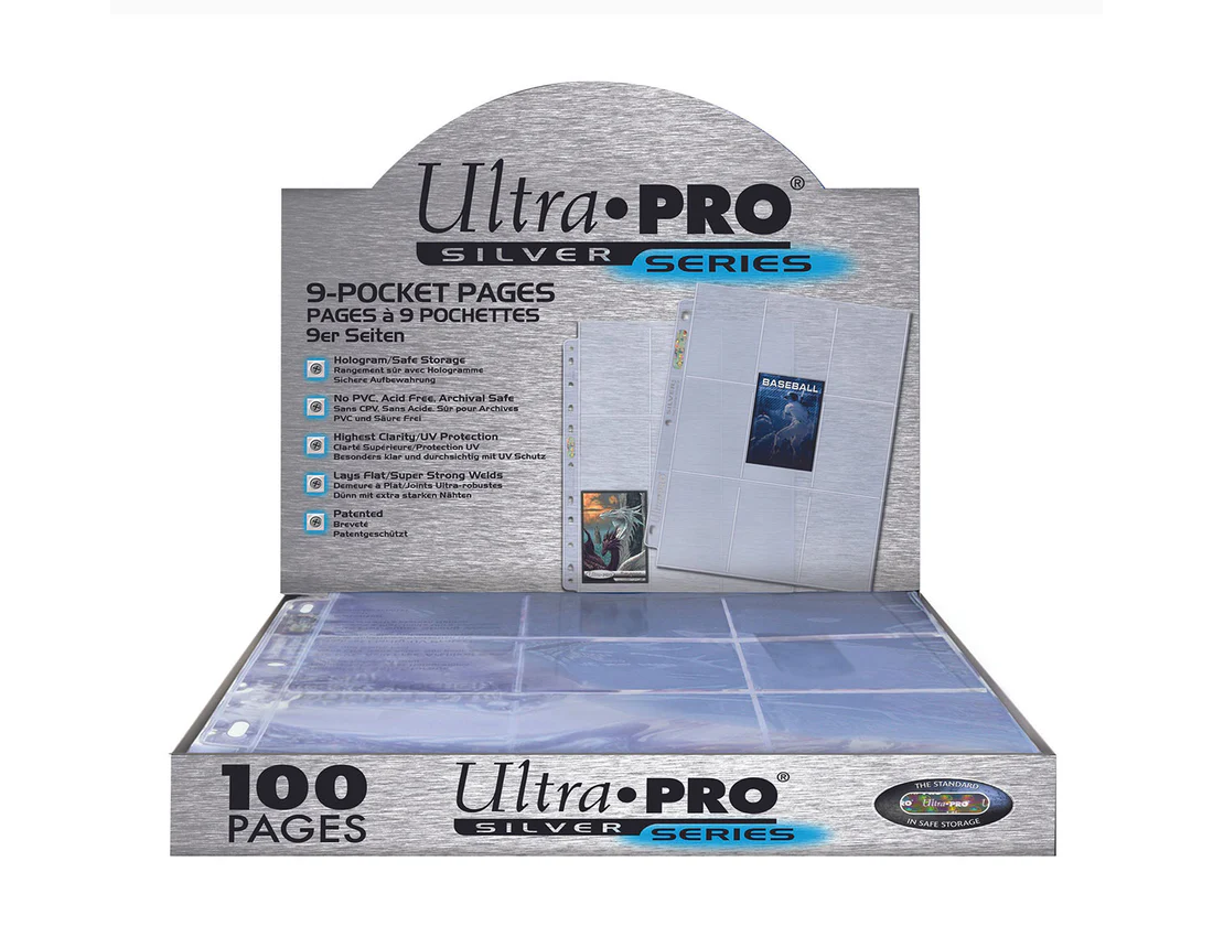 Ultra Pro Silver Series 9-Pocket Pages (100ct) – CB Hobby