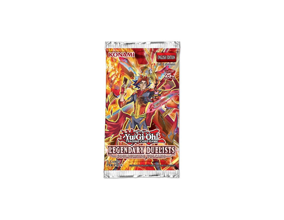 yugioh soul of the duelist booster box Legendary Duelists: Soulburning Volcano Pack Quarter Century Stampede Shadowless Charmeleon Printing:LRW 105 Druddigon 115/159 SV09 Journey