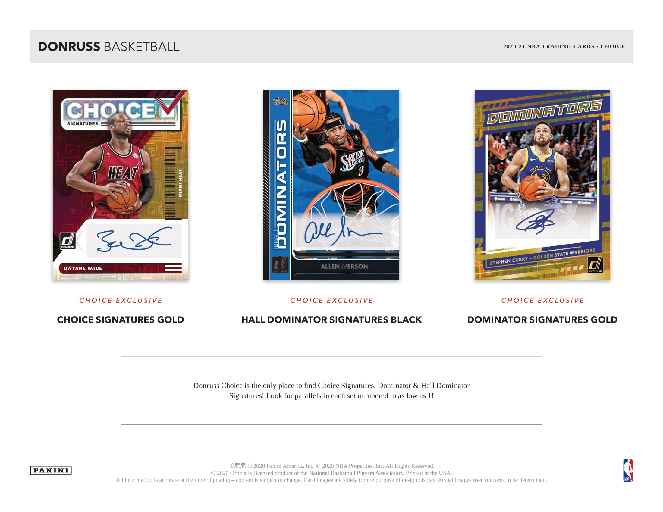 2020-21 Panini Donruss Basketball Choice – CB Hobby