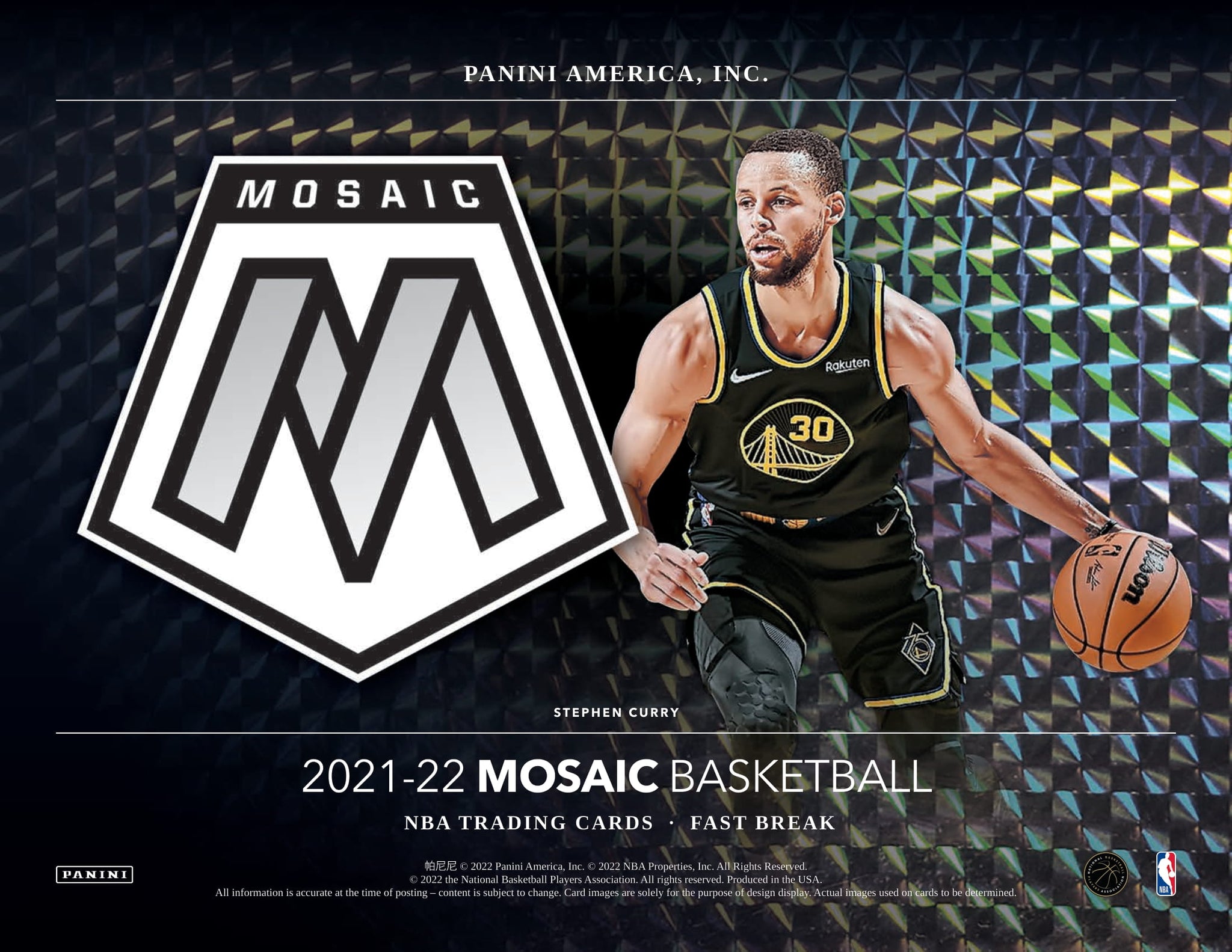 2021-22 Panini Mosaic Fast Break Basketball Hobby