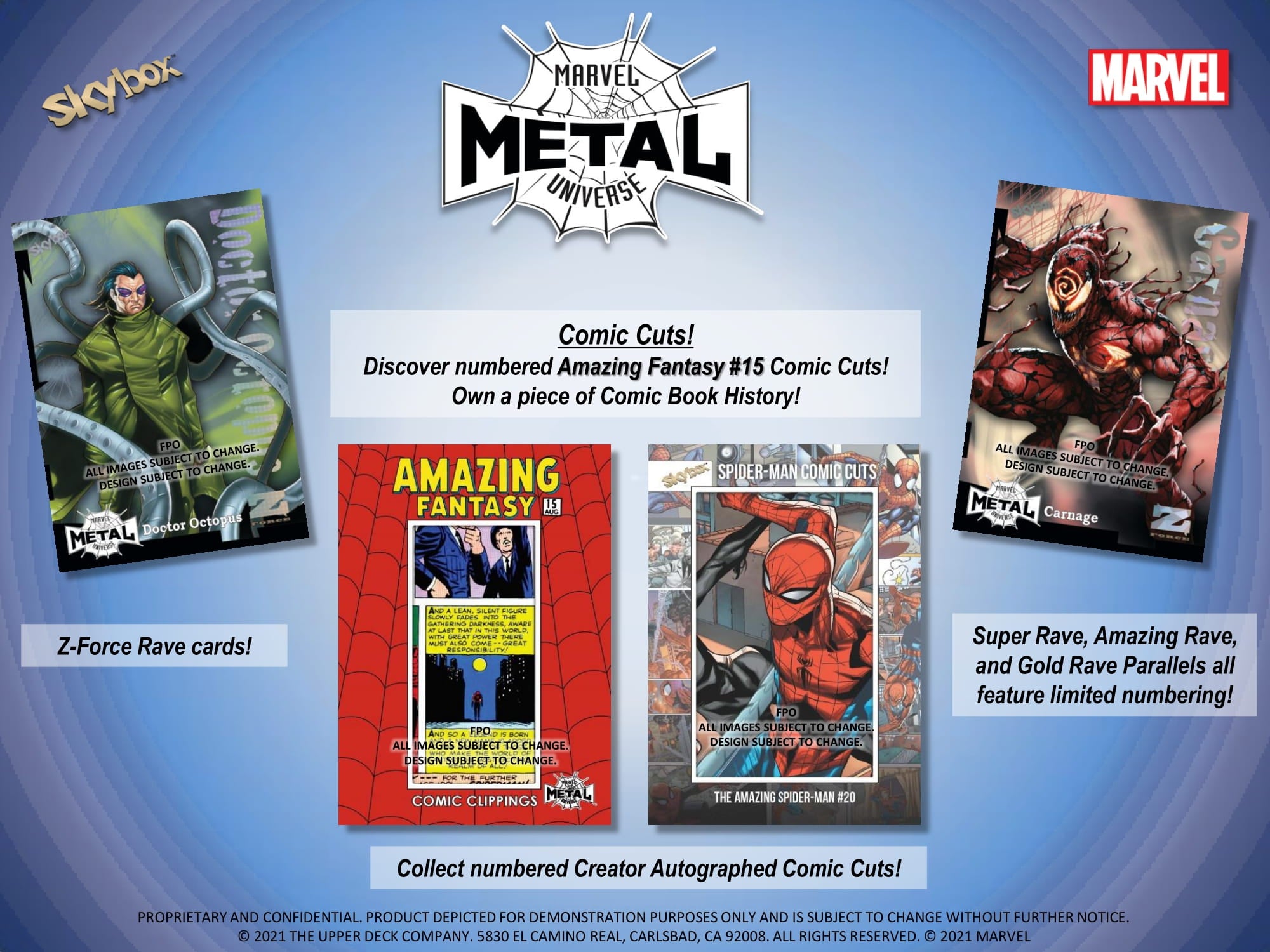 2021 Upper Deck Marvel Metal Universe Spider-Man Hobby – CB Hobby