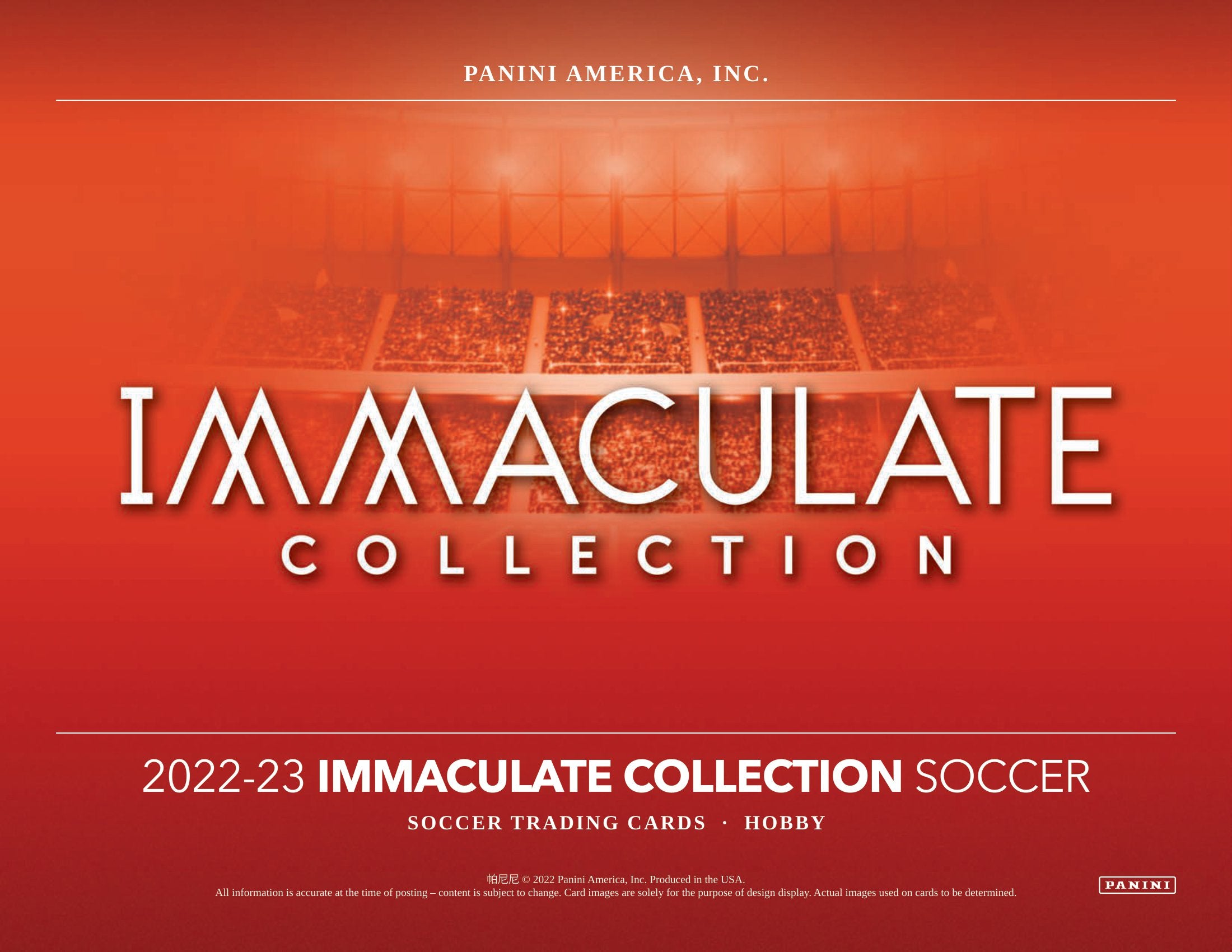 2022-23 Panini Immaculate Soccer Hobby – CB Hobby