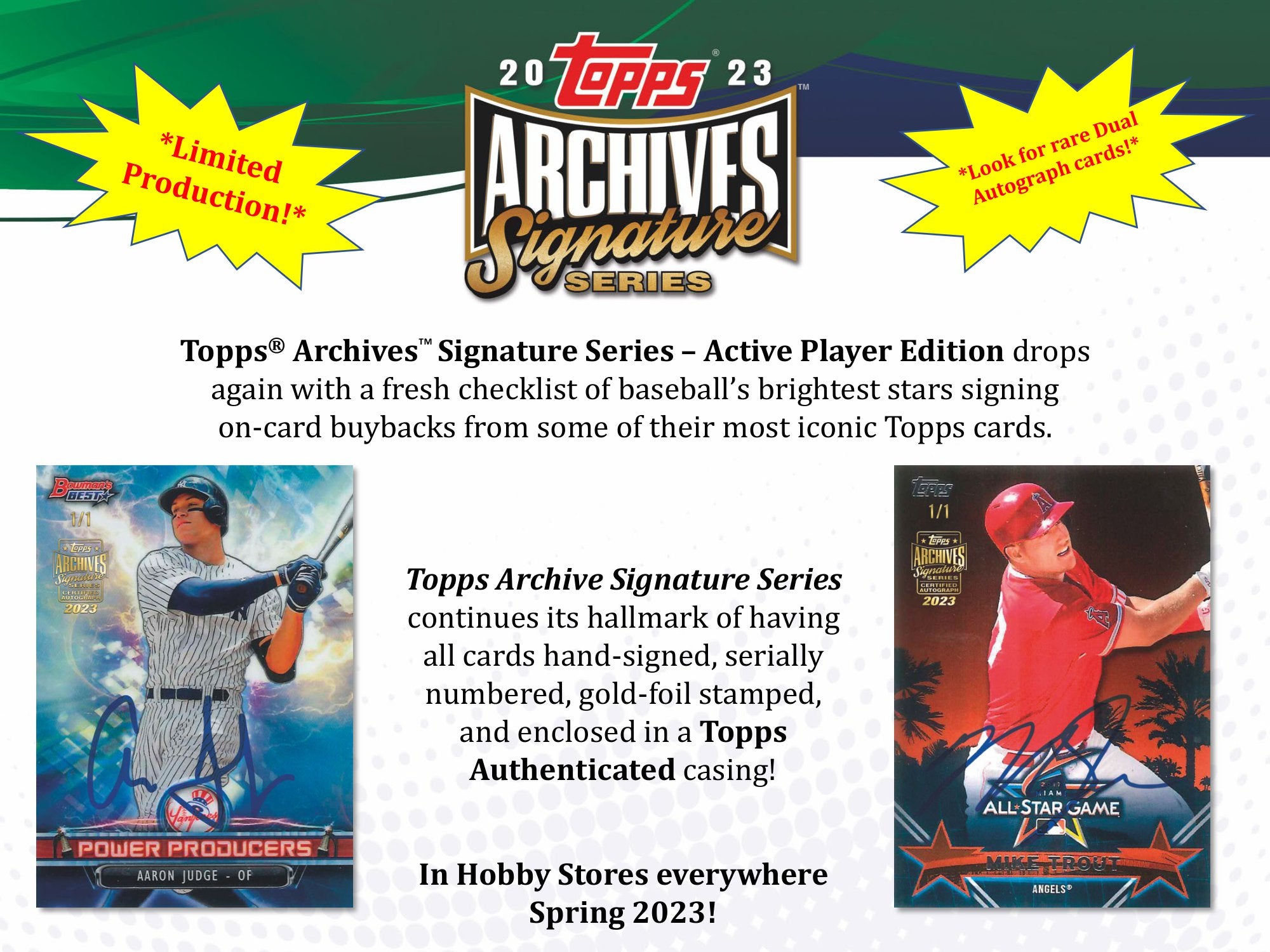 2023 Topps Archives Signature Series Active Player Edition Hobby