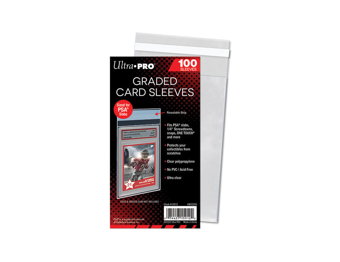 Ultra Pro Graded Card 100ct Sleeves - PSA Ultra Pro Graded Card 100ct Sleeves - PSA