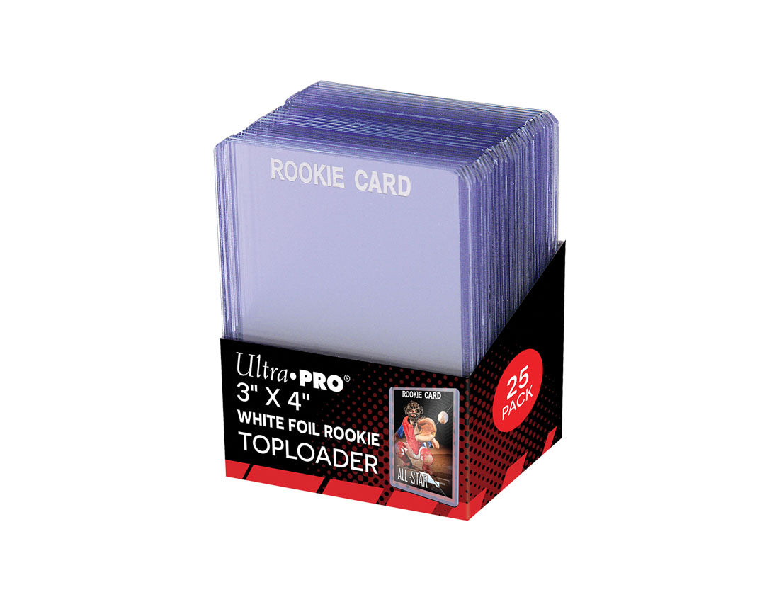 Ultra Pro Rookie White Print Toploader (25 ct) – CB Hobby
